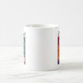 Personalisierter Happy French Bulldog Pet Kaffeetasse (Mittel)