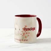 Personalisierter Hasenbecher Tasse (VorderseiteRechts)