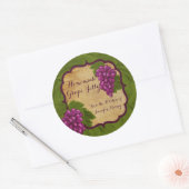 Personalisierter, hausgemachte Etikettenaufkleber Runder Aufkleber (Umschlag)