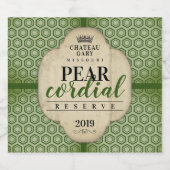 Personalisierter hausgemachter Hochzeitswein Schaumweinetikett (Einzelnes Label)