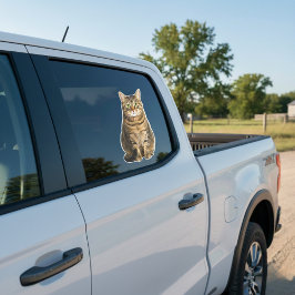 Personalisierter Haustier-Foto-Autofensteraufklebe Aufkleber