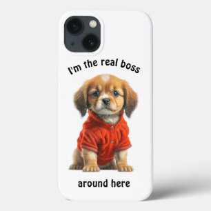 Personalisierter Haustier-Foto Boss Hund Case-Mate iPhone Hülle