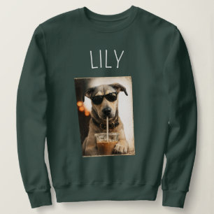 Personalisierter Haustier-Foto-Kaffeebecher Sweatshirt