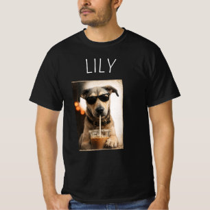 Personalisierter Haustier-Foto-Kaffeebecher T-Shirt