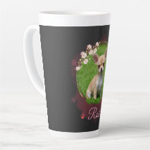 Personalisierter Haustier-Foto-Latte-Mug