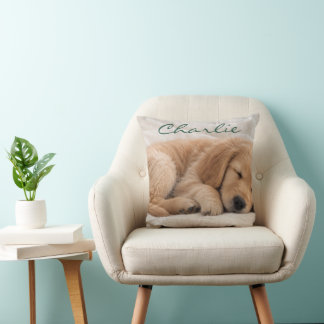 Personalisierter Haustiername Foto Kissen