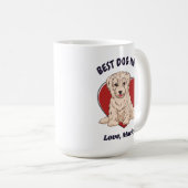 Personalisierter Havanese Puppy Hund Mama Benutzer Kaffeetasse (VorderseiteRechts)
