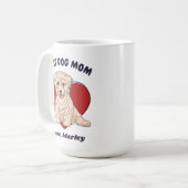 Personalisierter Havanese Puppy Hund Mama Benutzer Kaffeetasse (Vorderseite Links)