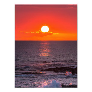 Personalisierter Hawaii-Strand-Ozean-tropischer Fotodruck