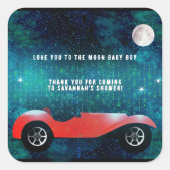 Personalisierter Heart Sticker für klassische Auto (Vorderseite)