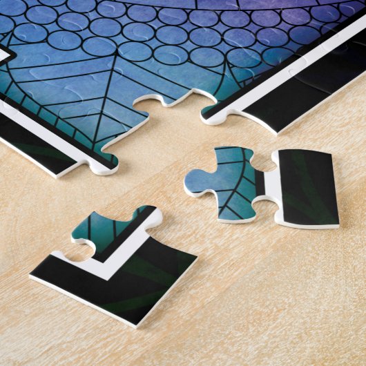 Personalisierter Heiliger Geometrie-Baum Puzzle (Seite)