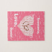 Personalisierter Heiratsvorschlag wird mich heirat Puzzle (Horizontal)