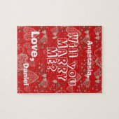 Personalisierter Heiratsvorschlag wird mich heirat Puzzle (Horizontal)