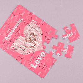 Personalisierter Heiratsvorschlag wird mich heirat Puzzle