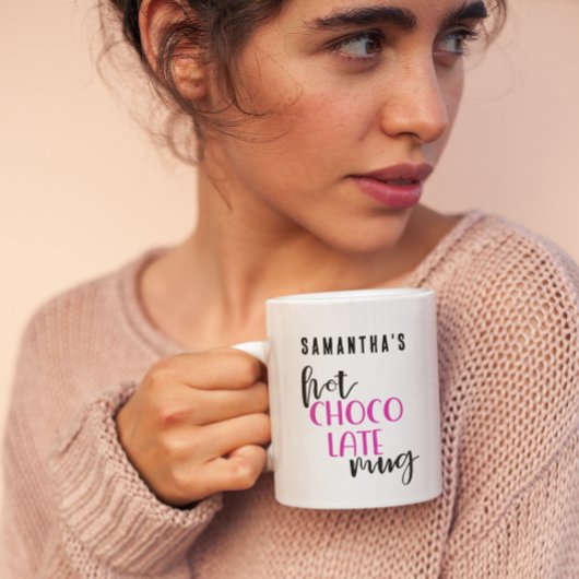 Personalisierter Heiße-Schokolade-Becher Kaffeetasse