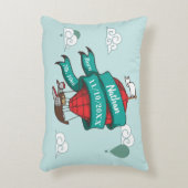 Personalisierter Heißluftballon Baby Birth Keepake Dekokissen (Vorderseite(Vertikal))