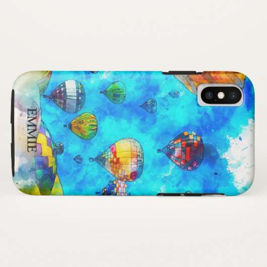 Personalisierter Heißluftballon Case-Mate iPhone Hülle (Rückseite (Horizontal))