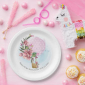 Personalisierter Heißluftballon Geburtstag Pappteller (Party)