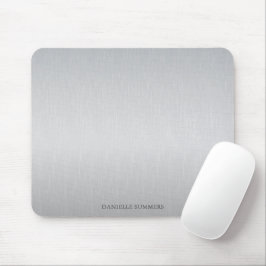 Personalisierter hellgrauer Hintergrund  Mousepad