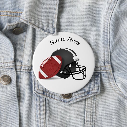 Personalisierter Helmball-Button Button (Beispiel)