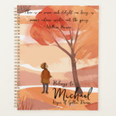 Personalisierter Herbst - Bewahrer der Waldwächter Planer (Vorderseite)