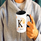 Personalisierter Herbst-Blumenbecher - Benutzerdef Tasse
