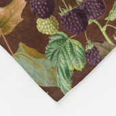 Personalisierter Herbst Botanicale Fleecedecke (Ecke)