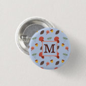 Personalisierter Herbst-Button Button (Vorne & Hinten)