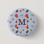 Personalisierter Herbst-Button Button (Vorderseite)