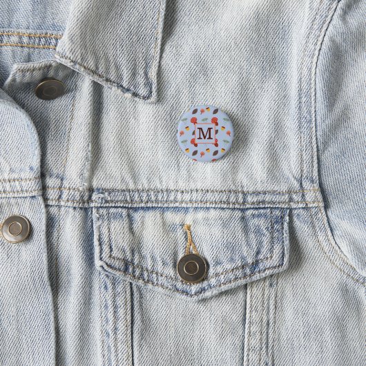 Personalisierter Herbst-Button Button (Beispiel)