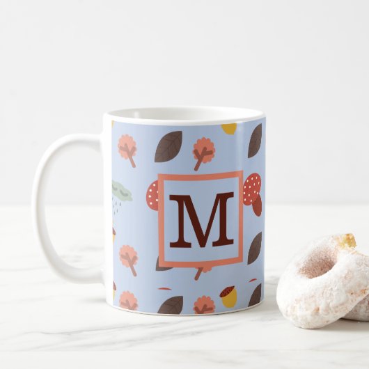 Personalisierter Herbst Kaffeetasse (Mit Donut)