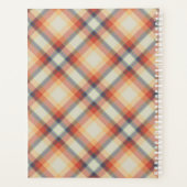 Personalisierter Herbst Kariert Planer (Rückseite)