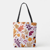 Personalisierter Herbst - Name der Herbstleaves un Tasche (Rückseite)