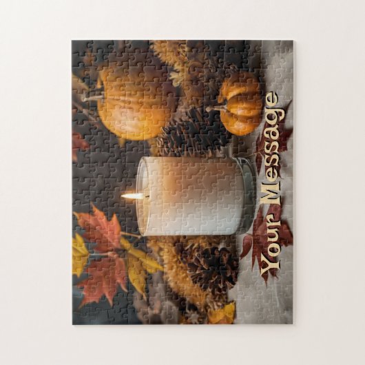 Personalisierter Herbst Puzzle (Vertikal)
