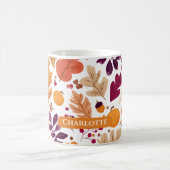 Personalisierter Herbst Tasse - Herbstleaves & Aco (Mittel)