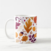 Personalisierter Herbst Tasse - Herbstleaves & Aco (Links)
