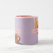 Personalisierter Herbst Zweifarbige Tasse (Mittel)