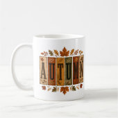 Personalisierter Herbstfeier-Keramikbecher Kaffeetasse (Links)