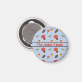 Personalisierter Herbstmagnet Magnet (Vorderseite/Rückseite)
