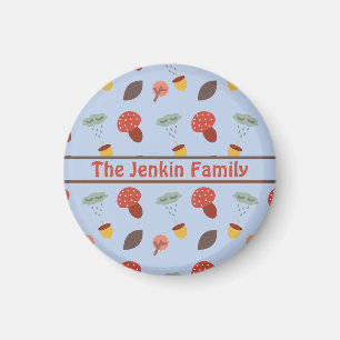 Personalisierter Herbstmagnet Magnet