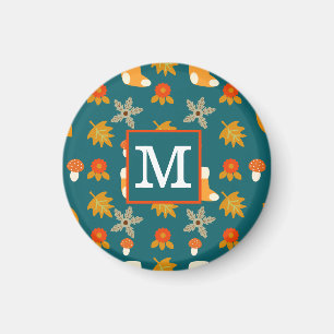 Personalisierter Herbstmagnet Magnet
