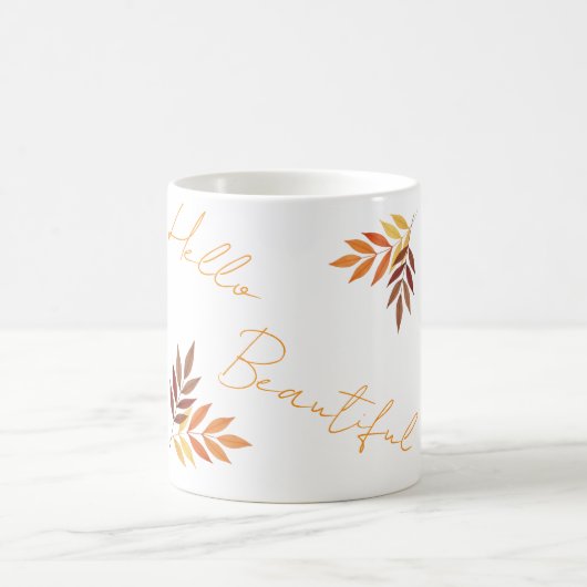 Personalisierter Herbstunterschied Kaffeetasse (Mittel)