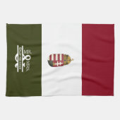 Personalisierter Herr & Frau Ungarisch Geschirrtuch (Horizontal)