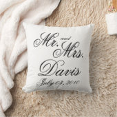 Personalisierter Herr u. Frau Throw-Kissen Kissen (Decke)