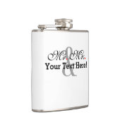 Personalisierter Herr und Frau Plus Customizable Flachmann (Rechts)