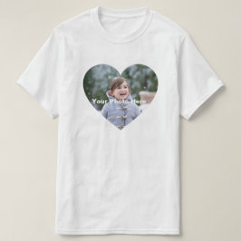 Personalisierter Herz-Kreislauf-Foto-T - Shirt