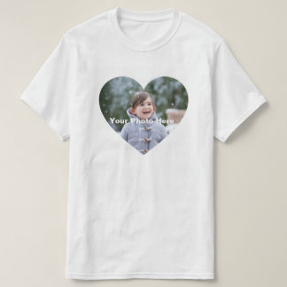 Personalisierter Herz-Kreislauf-Foto-T - Shirt