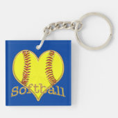 Personalisierter Herz-und Schlüsselanhänger (Rückseite)