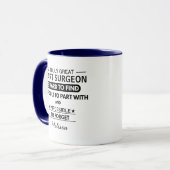 Personalisierter Herzchirurg Tasse (Vorderseite Links)