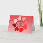 Personalisierter Herzkreislauf Feiertagskarte (Vorderseite)